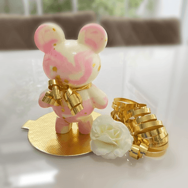 Medium Teddy Bear 3-Part Chocolate Mold (BWB - ViaCheff.com
